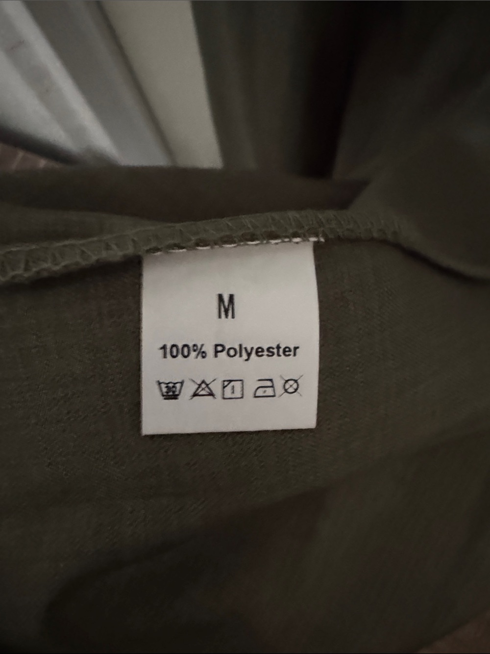 Olive Green Lightweight Trench Coat M - Picture 2 of 4
